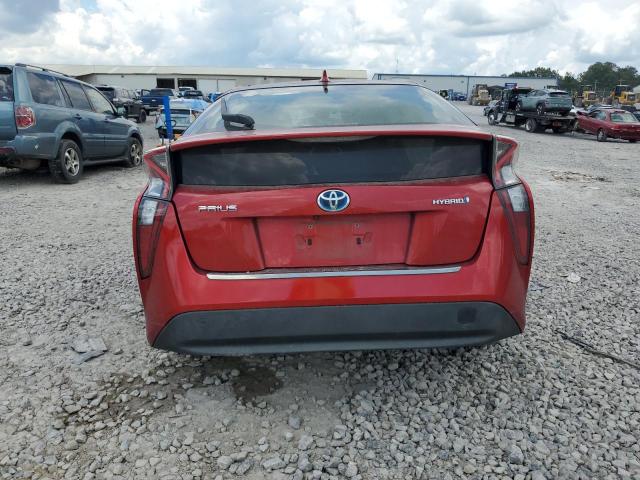 JTDKARFUXH3527817 - 2017 TOYOTA PRIUS أحمر صورة 6