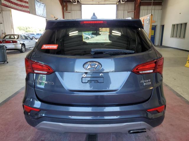 5XYZUDLB3HG422494 - 2017 HYUNDAI SANTA FE S BLUE photo 6