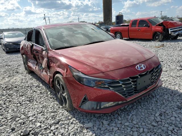 KMHLP4AG2MU063851 - 2021 HYUNDAI ELANTRA LIMITED RED photo 1