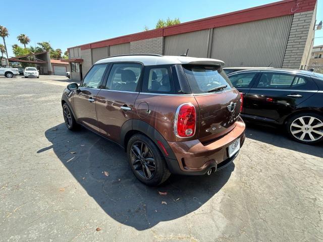 WMWZC3C53EWP25763 - 2014 MINI COOPER S COUNTRYMAN BROWN photo 3