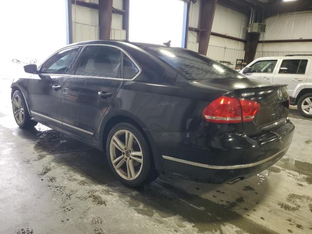 1VWCN7A32DC046172 - 2013 VOLKSWAGEN PASSAT SEL BLACK photo 2