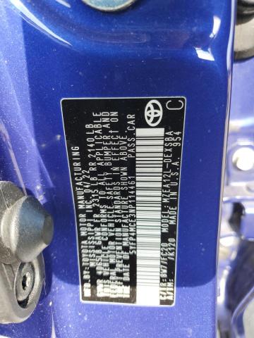 5YFP4MCE3NP114461 - 2022 TOYOTA COROLLA SE Mavi foto 12