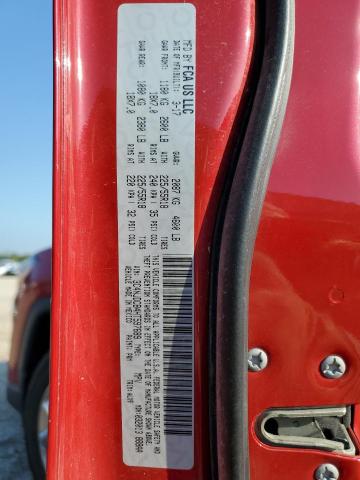 3C4NJDCB4HT597689 - 2017 JEEP COMPASS LIMITED 红色 照片 13