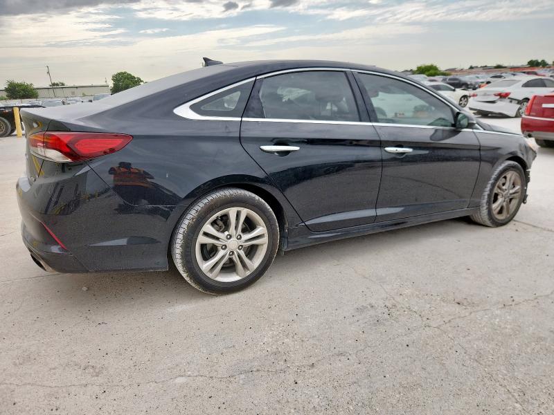 5NPE34AF5JH703590 - 2018 HYUNDAI SONATA SPORT შავი ფოტო 3