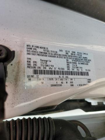 1FADP3F21JL310431 - 2018 FORD FOCUS SE WHITE photo 12