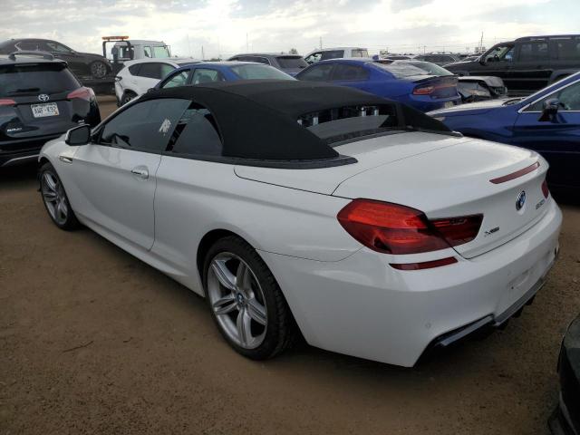 WBAYP1C55FD217019 - 2015 BMW 650 XI WHITE photo 2