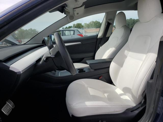 5YJ3E1EC9MF013411 - 2021 TESLA MODEL 3 BLUE photo 7