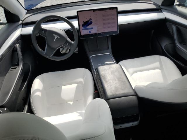 5YJ3E1EC9MF013411 - 2021 TESLA MODEL 3 BLUE photo 8