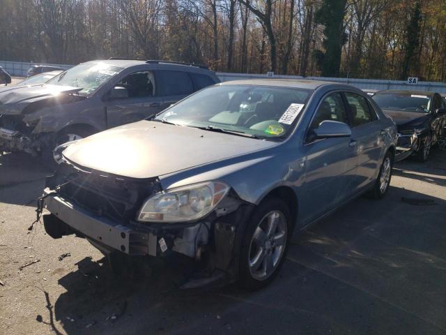 1G1ZH57B484232103 - 2008 CHEVROLET MALIBU 1LT BLUE photo 2