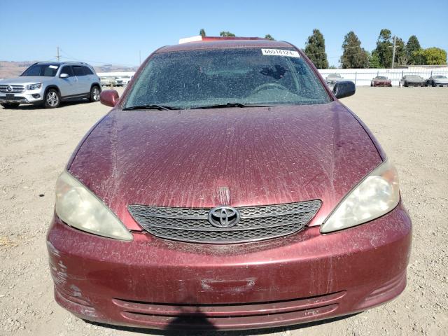 4T1BE32K74U302826 - 2004 TOYOTA CAMRY LE RED photo 5