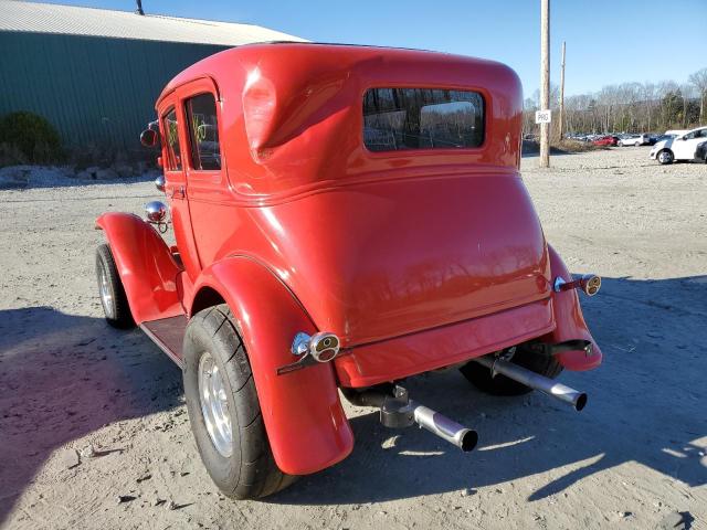 A4716809 - 1931 FORD MODEL A RED photo 3