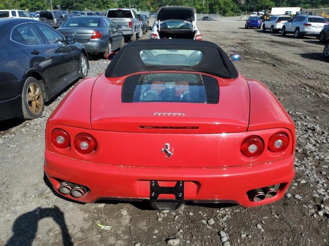 ZFFYT53AX10126395 - 2001 FERRARI 360 SPIDER RED photo 6