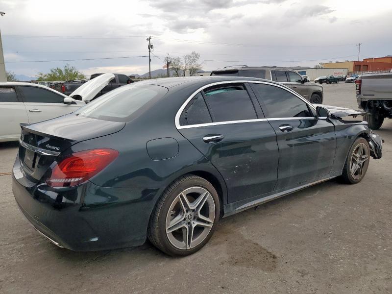 55SWF8EBXKU321354 - 2019 MERCEDES-BENZ C 300 4MATIC BLACK photo 3