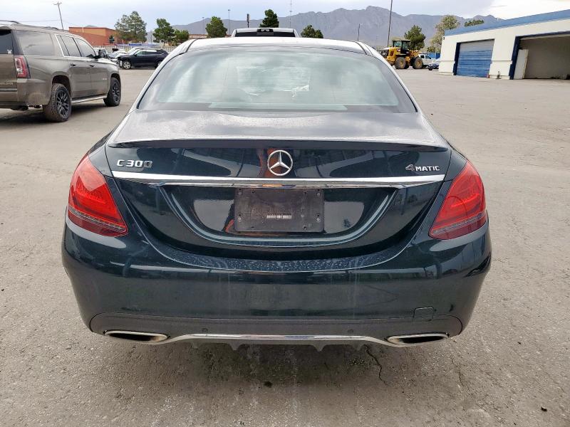 55SWF8EBXKU321354 - 2019 MERCEDES-BENZ C 300 4MATIC BLACK photo 6