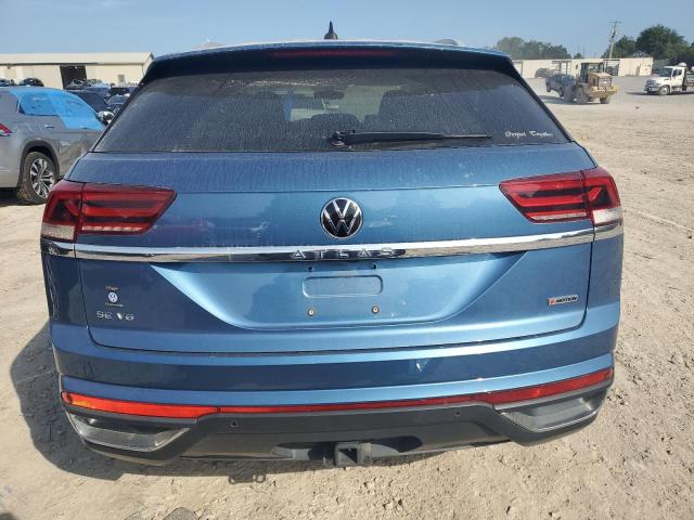 1V21E2CA5LC219432 - 2020 VOLKSWAGEN ATLAS CROS SE ლურჯი ფოტო 6