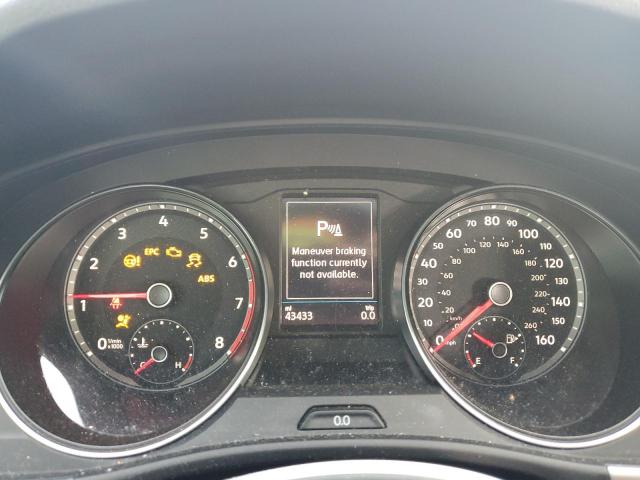 1V21E2CA5LC219432 - 2020 VOLKSWAGEN ATLAS CROS SE ლურჯი ფოტო 9