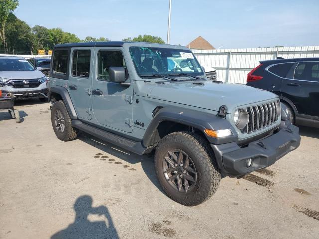 1C4PJXDG9RW360938 - 2024 JEEP WRANGLER SPORT GRAY photo 4