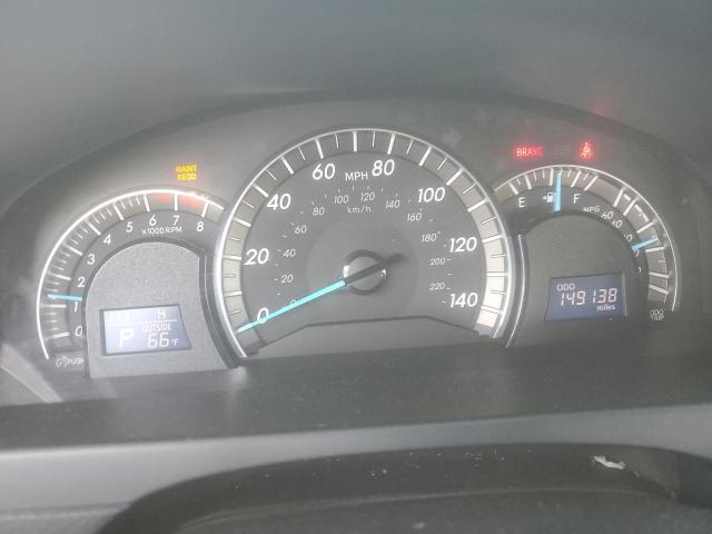 4T1BF1FK1CU093142 - 2012 TOYOTA CAMRY BASE Сріблястий фото 9