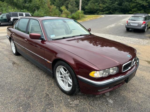 WBAGH8343YDP06479 - 2000 BMW 740 IL MAROON photo 1