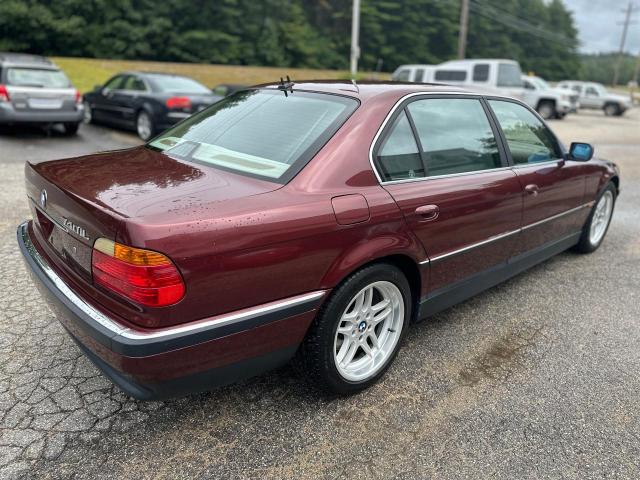 WBAGH8343YDP06479 - 2000 BMW 740 IL MAROON photo 4