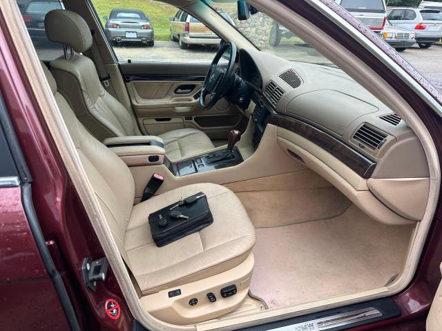 WBAGH8343YDP06479 - 2000 BMW 740 IL MAROON photo 5