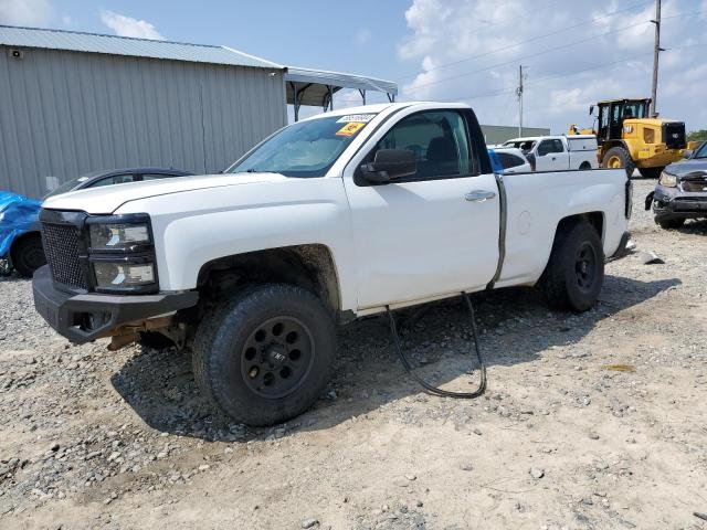 1GCNKPEC2EZ296234 - 2014 CHEVROLET SILVERADO K1500 WHITE photo 1