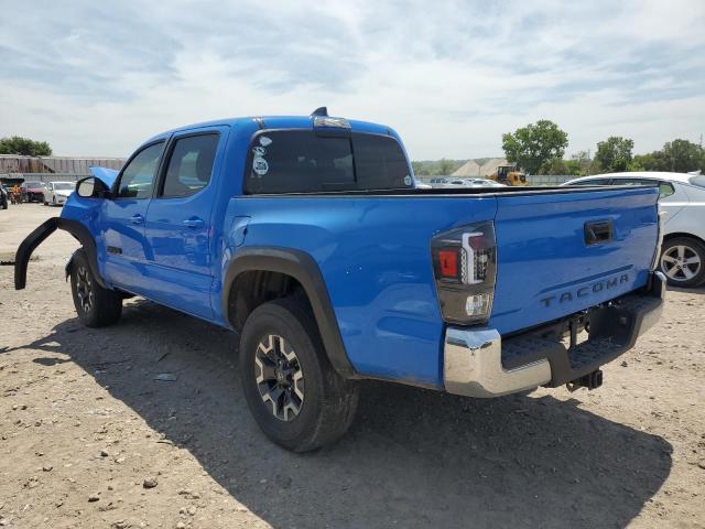 3TMCZ5AN2MM413955 - 2021 TOYOTA TACOMA DOUBLE CAB BLUE photo 2