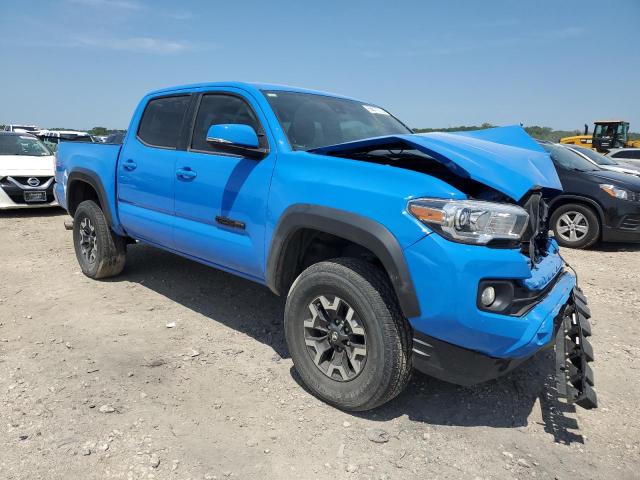 3TMCZ5AN2MM413955 - 2021 TOYOTA TACOMA DOUBLE CAB BLUE photo 4