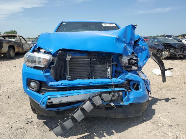 3TMCZ5AN2MM413955 - 2021 TOYOTA TACOMA DOUBLE CAB BLUE photo 5