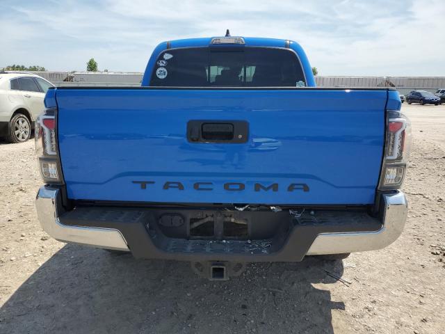 3TMCZ5AN2MM413955 - 2021 TOYOTA TACOMA DOUBLE CAB BLUE photo 6