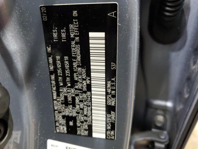 5TDGZRBHXLS014498 - 2020 TOYOTA HIGHLANDER XLE Silber Foto 13