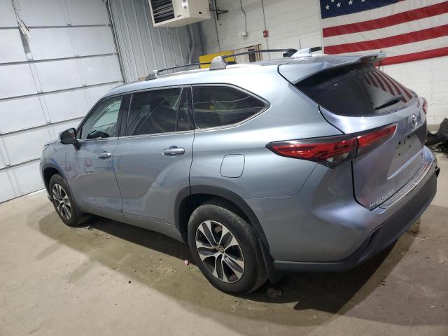 5TDGZRBHXLS014498 - 2020 TOYOTA HIGHLANDER XLE Silber Foto 2