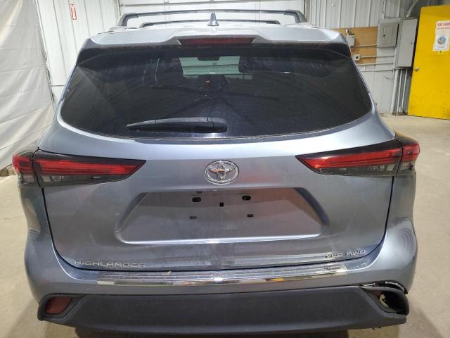 5TDGZRBHXLS014498 - 2020 TOYOTA HIGHLANDER XLE Silber Foto 6