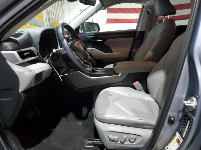 5TDGZRBHXLS014498 - 2020 TOYOTA HIGHLANDER XLE Silber Foto 7