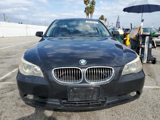 WBANE53546CK88699 - 2006 BMW 525 I BLACK photo 5