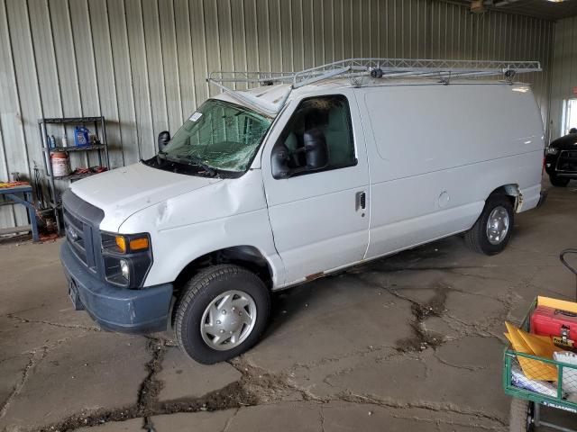 1FTNE1EW7EDA11118 - 2014 FORD ECONOLINE E150 VAN WHITE photo 1