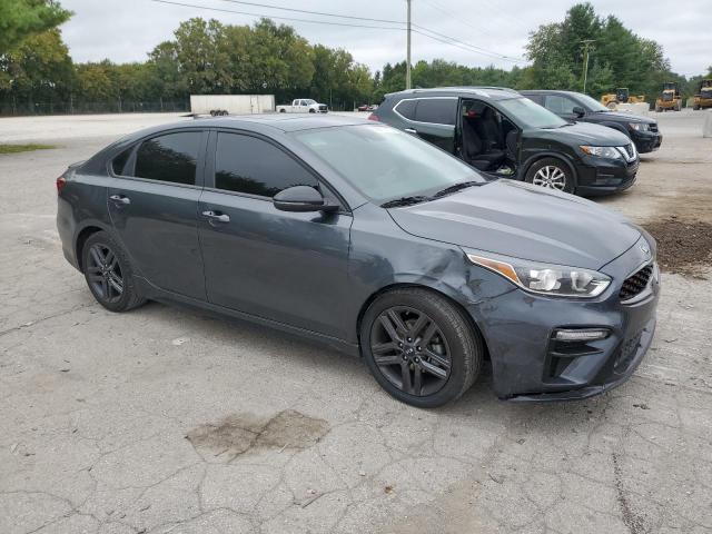 3KPF34AD3ME415885 - 2021 KIA FORTE GT LINE GRAY photo 4