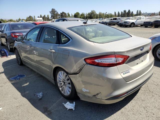 3FA6P0PU9FR284368 - 2015 FORD FUSION SE PHEV BEIGE photo 2