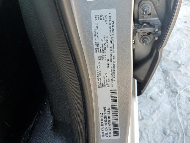 1C6RREBG0NN329058 - 2022 RAM 1500 BIG HORN/LONE STAR GRAY photo 12