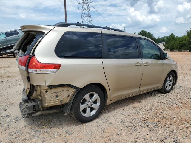 5TDKK3DCXCS197124 - 2012 TOYOTA SIENNA LE ოქროსფერი ფოტო 3