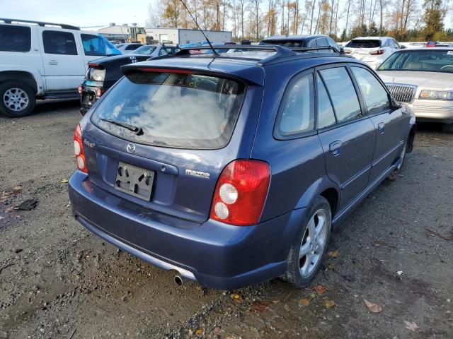 JM1BJ245521483442 - 2002 MAZDA PROTEGE PR5 蓝色 照片 4
