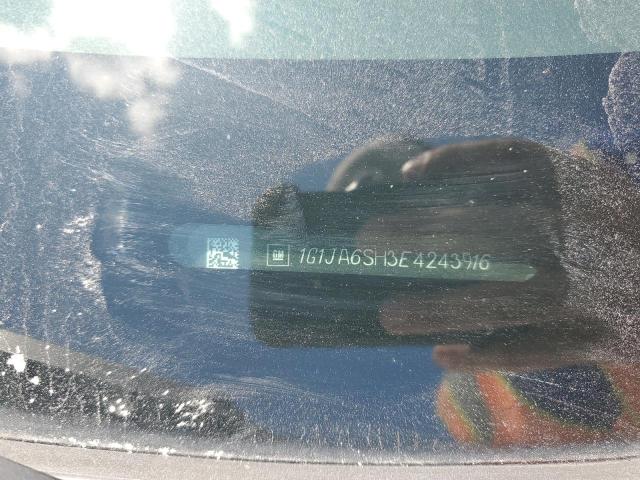 1G1JA6SH3E4243916 - 2014 CHEVROLET SONIC LS თეთრი ფოტო 13