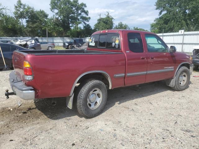 5TBRN3412YS084675 - 2000 TOYOTA TUNDRA ACCESS CAB SR5 RED photo 3