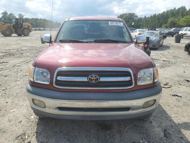 5TBRN3412YS084675 - 2000 TOYOTA TUNDRA ACCESS CAB SR5 RED photo 5