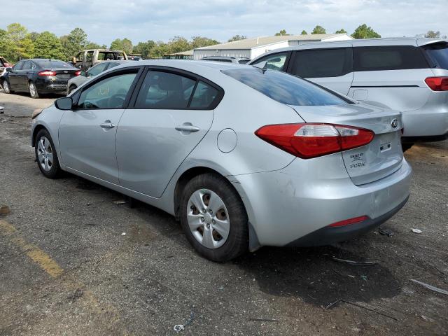 KNAFK4A67F5329382 - 2015 KIA FORTE LX SILVER photo 2