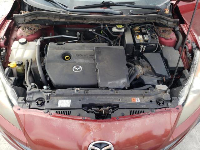 JM1BL1H64A1225631 - 2010 MAZDA 3 S RED photo 11