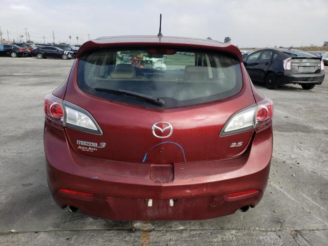 JM1BL1H64A1225631 - 2010 MAZDA 3 S RED photo 6