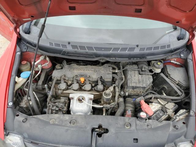 2HGFG128X8H507740 - 2008 HONDA CIVIC EX RED photo 11