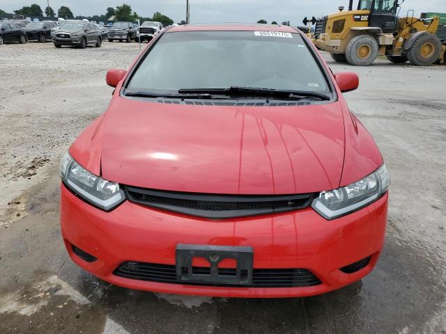 2HGFG128X8H507740 - 2008 HONDA CIVIC EX RED photo 5