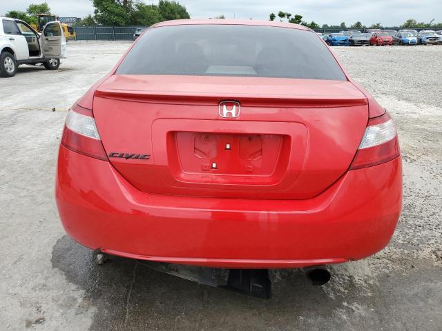 2HGFG128X8H507740 - 2008 HONDA CIVIC EX RED photo 6